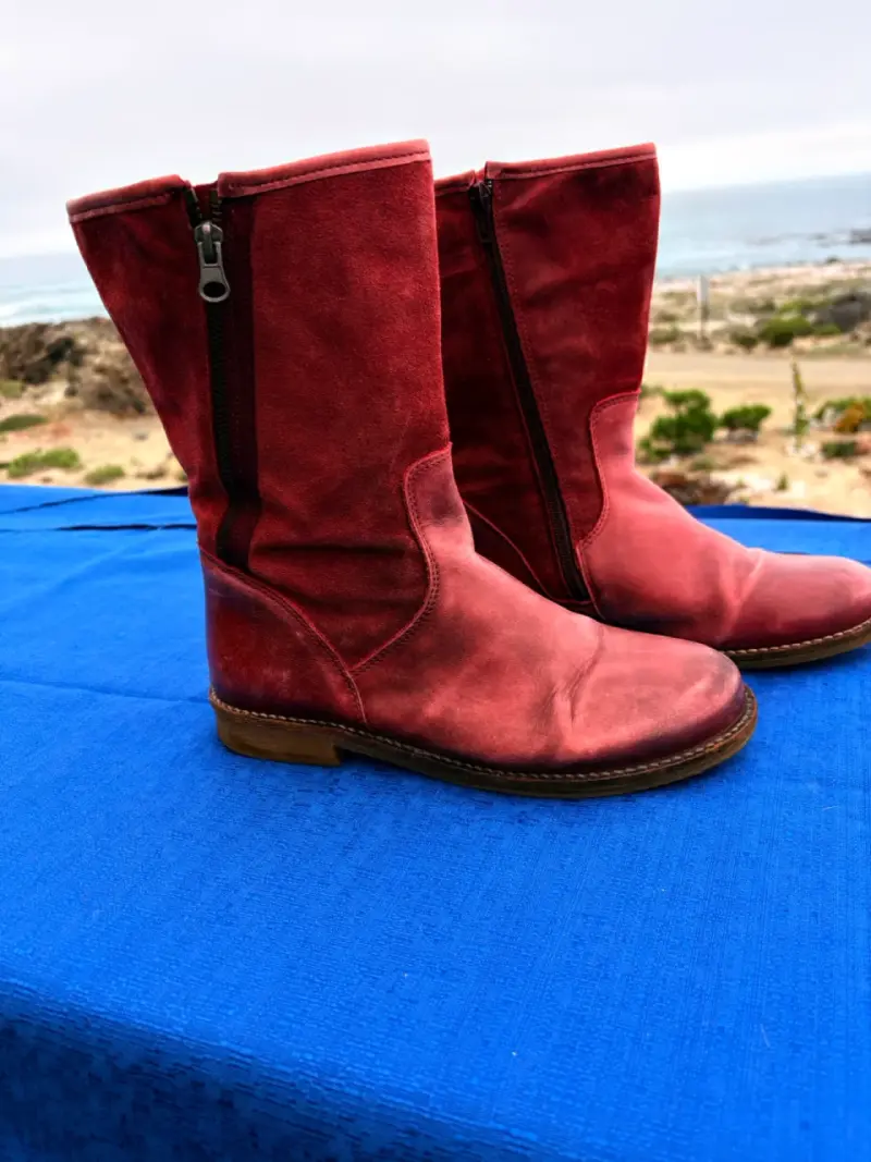 Botas de cuero y gamuza  Marca El Naturista - 5