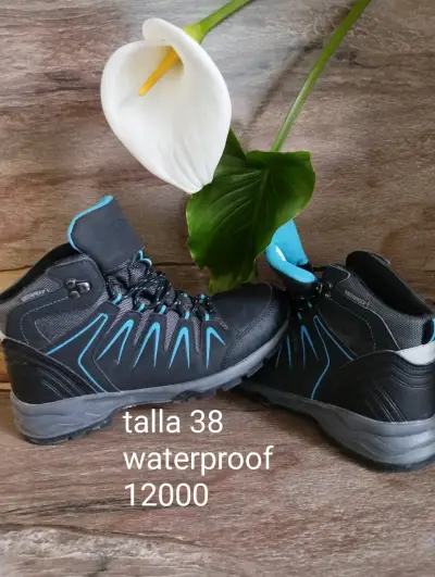 Botines de Cuero y Gamuza Talla 39 - miniatura 2