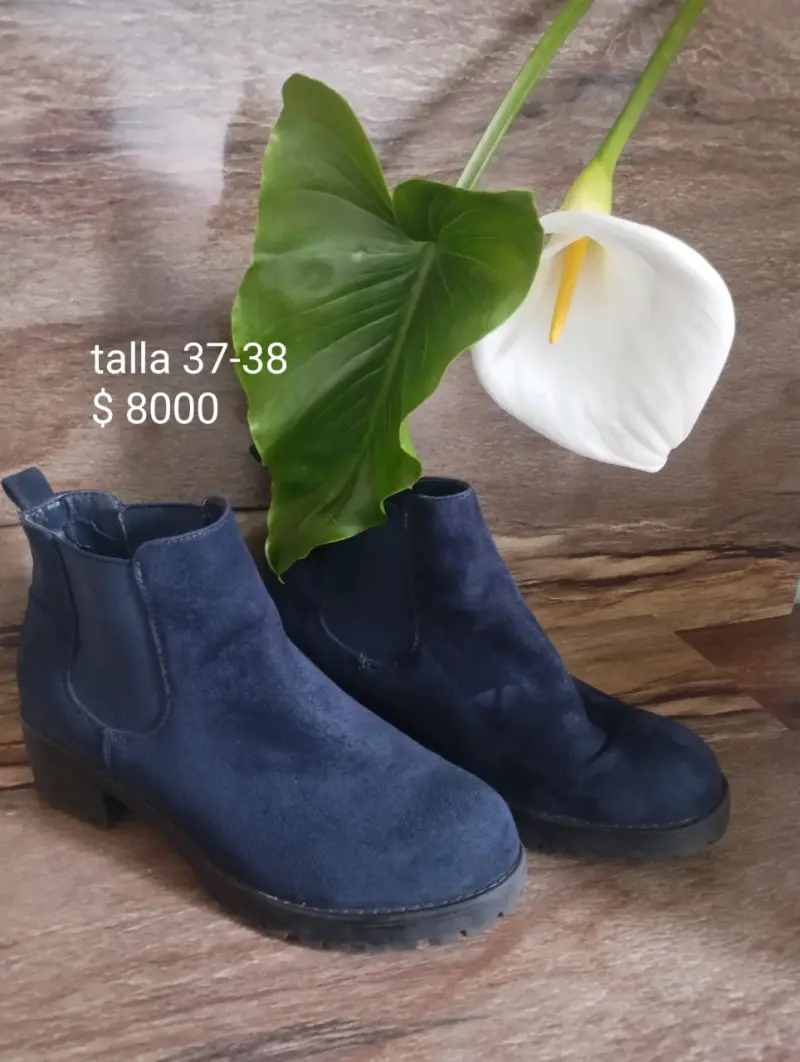 Botines de Cuero y Gamuza Talla 39 - 6