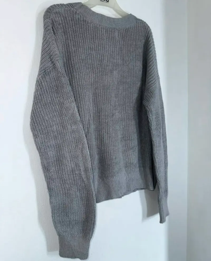 Cárdigan gris de punto Old Navy - 3