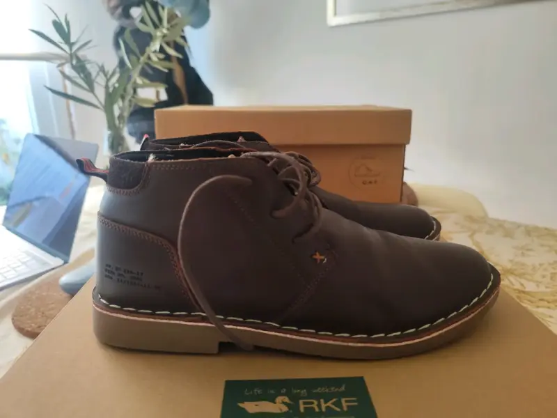 Zapatos de cuero marrón para hombre Bata - 2