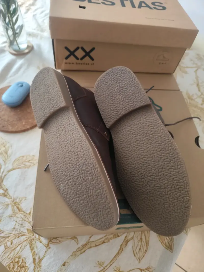 Zapatos de cuero marrón para hombre Bata - 4