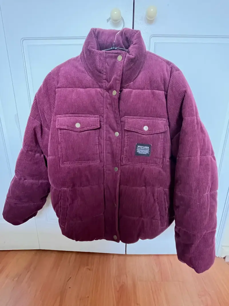 Chaqueta cotele burdeo Wild Lama - 2