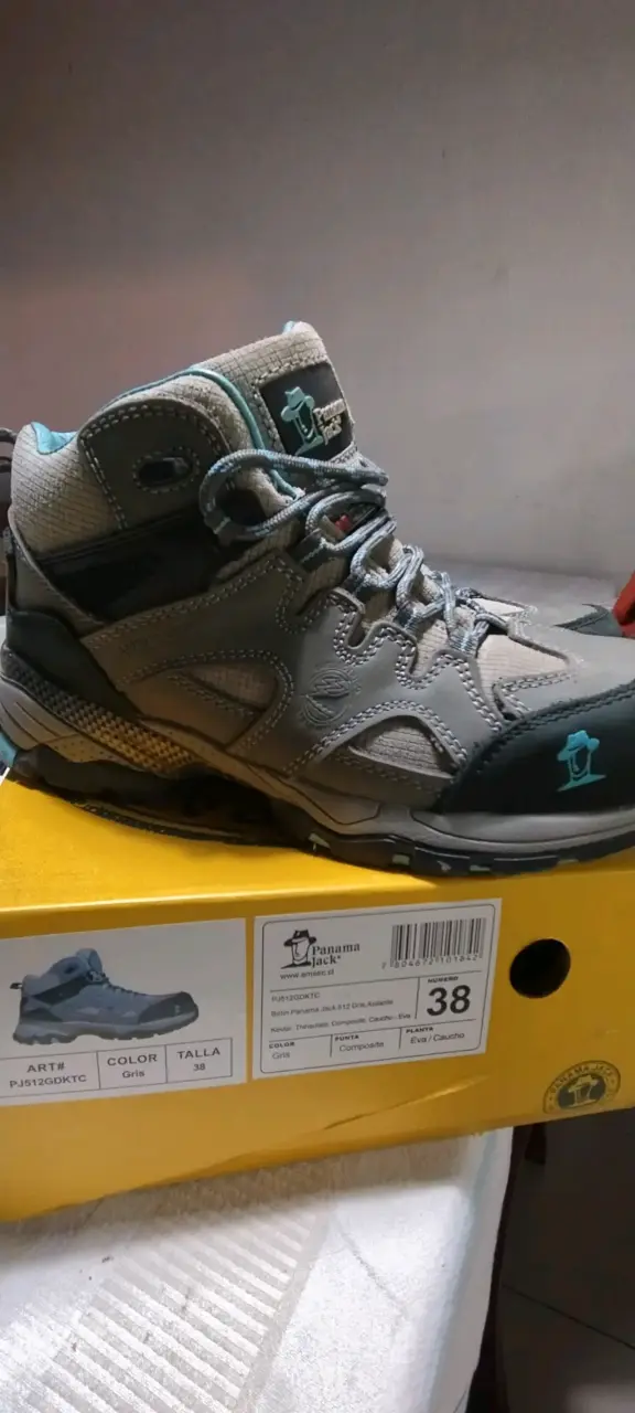 Zapato de Seguridad Panama Jack gris talla 38 - 4