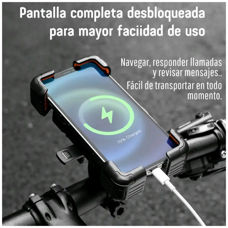 Soporte para celular de manillar rockbros - 6