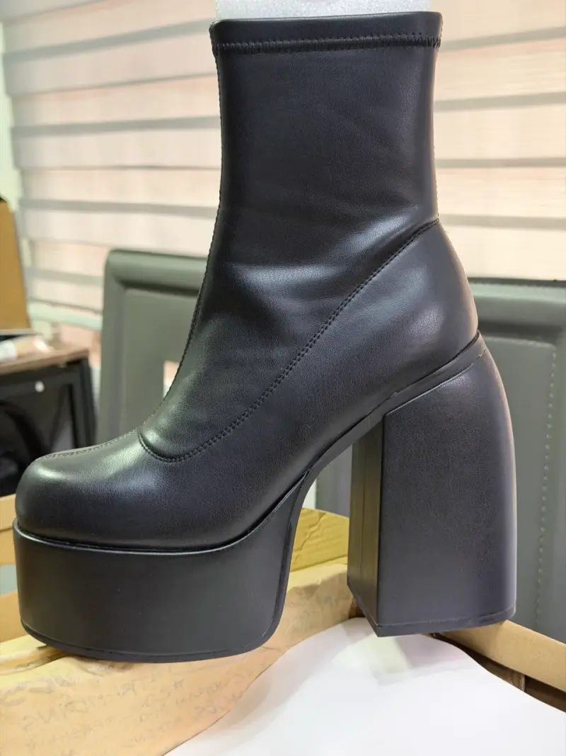 Botines de plataforma negros C/Moran talla 39 - 5