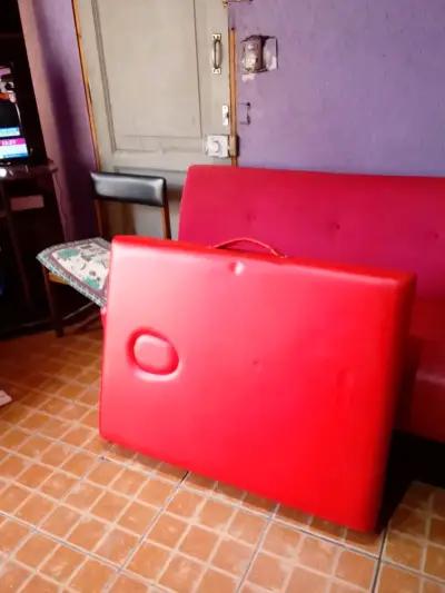 Camilla de Masaje Plegable Roja - miniatura 1