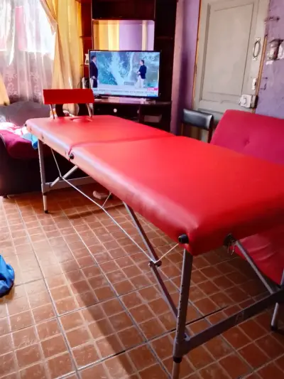 Camilla de Masaje Plegable Roja - miniatura 2