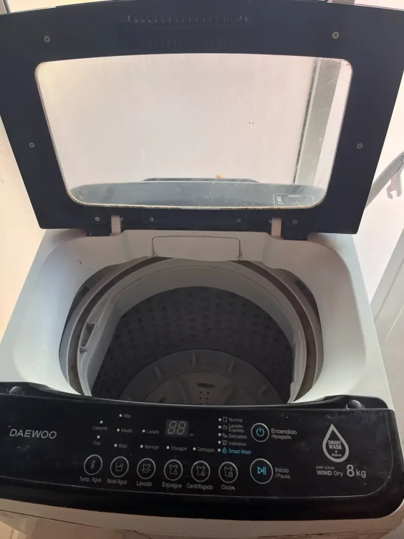 Lavadora Daewoo 8kg con tapa superior - 2