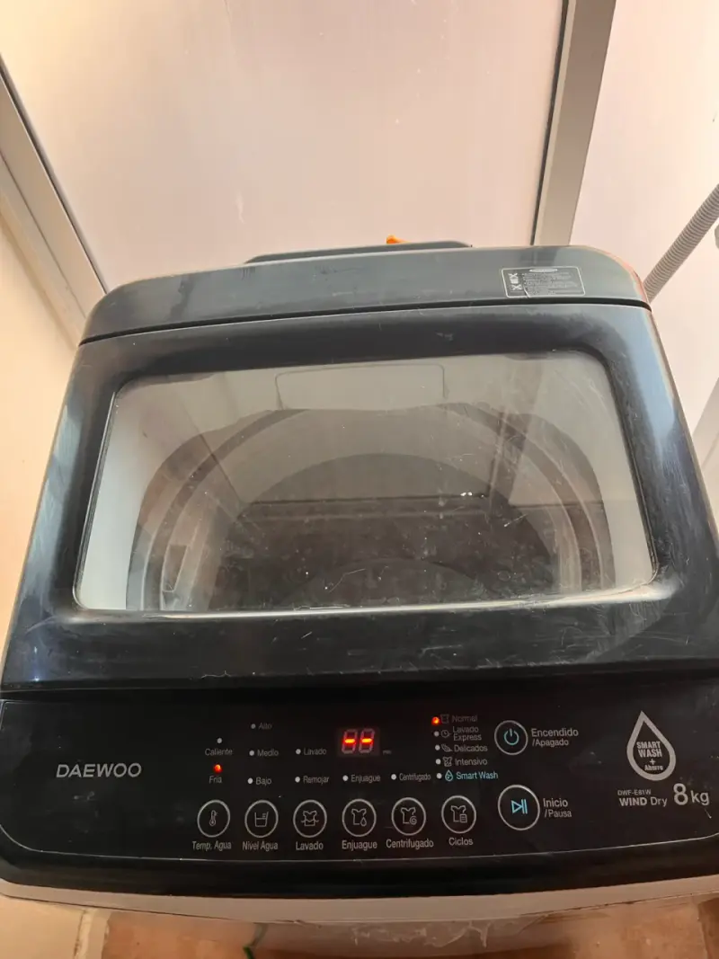 Lavadora Daewoo 8kg con tapa superior - 4