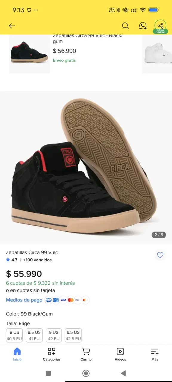 Zapatillas C1RCA vulc99 - 5