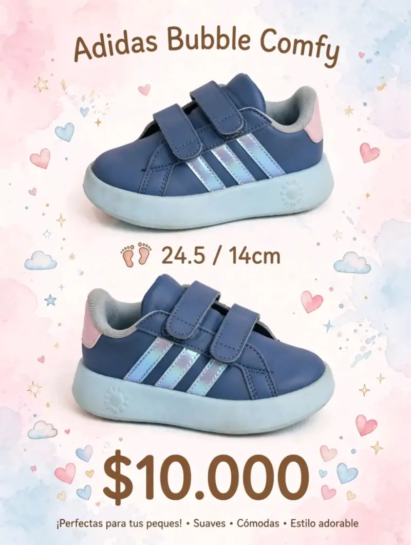 Zapatillas Adidas Bubble Comfy para niños - 1