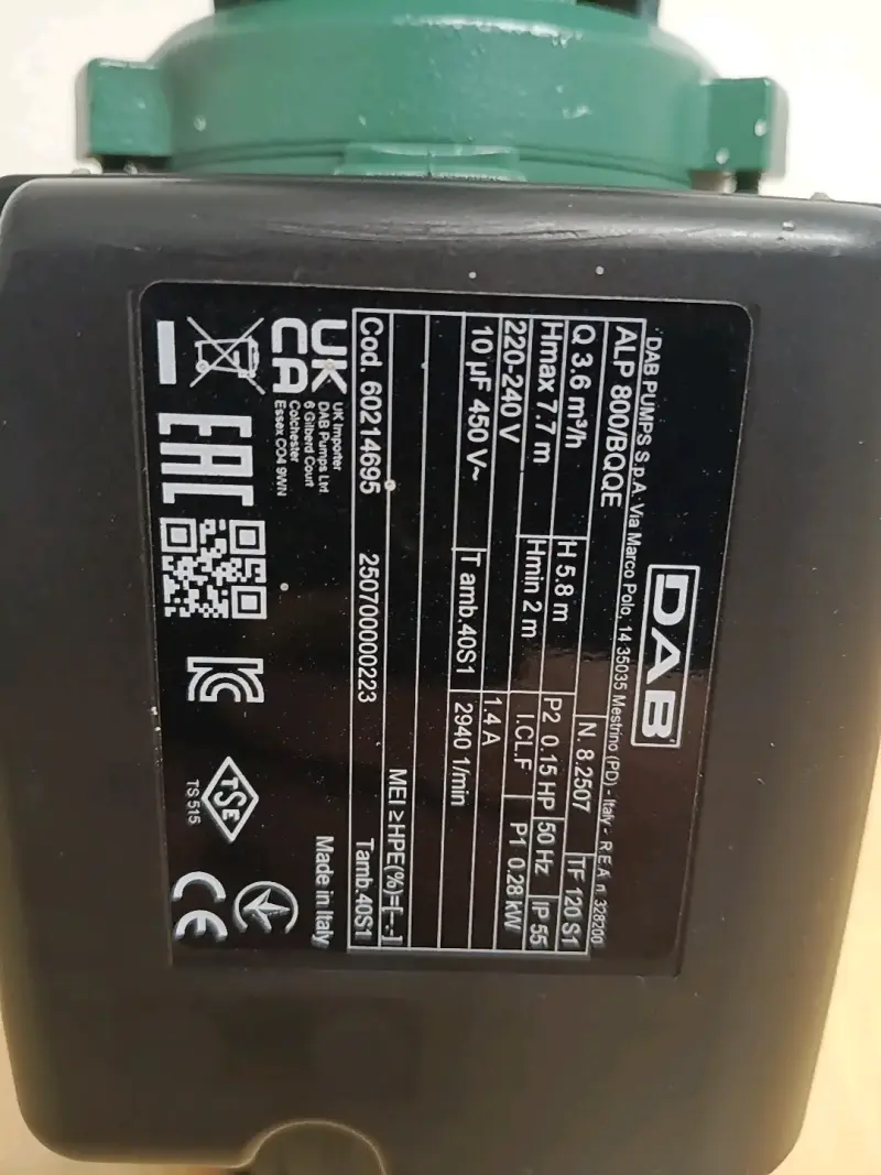 Bomba de agua DAB ALP 800 - 4