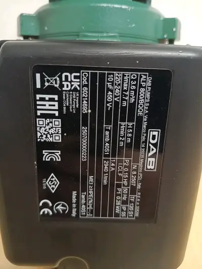 Bomba de agua DAB ALP 800 - miniatura 4