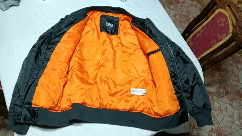 Chaqueta Bomber Negra Urban Classics - 2