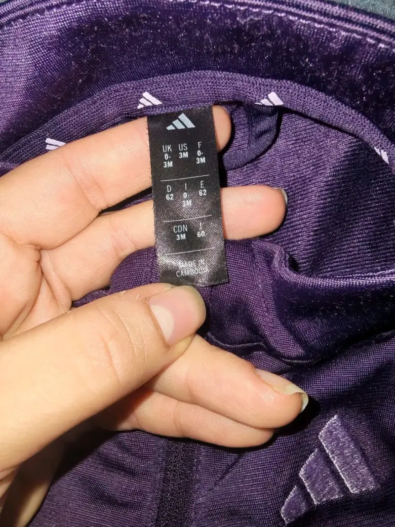 Conjunto deportivo bebé Adidas morado - 2