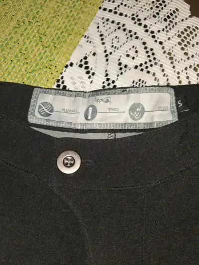 Pantalones térmicos negros Uppi para mujer - miniatura 1