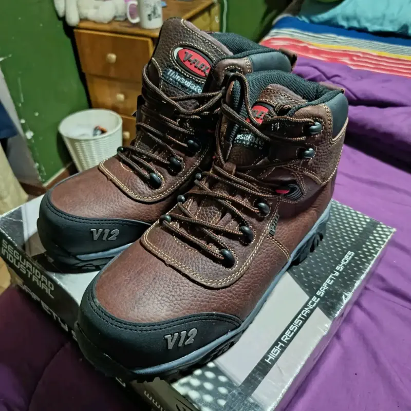 Botas de seguridad marrones V-Flex con puntera reforzada - 3