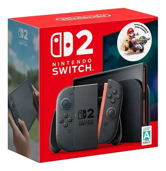 Nintendo switch 2 + estuche y protecciones+ juegos - 1