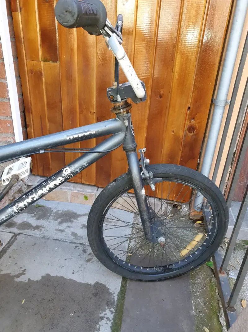 Bicicleta BMX Haro Gris para Acrobacias - 6