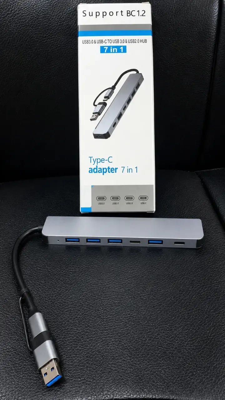 🔥 HUB USB-C 7 EN 1 – MULTIPLICA TUS CONEXIONES 🔥 - 1