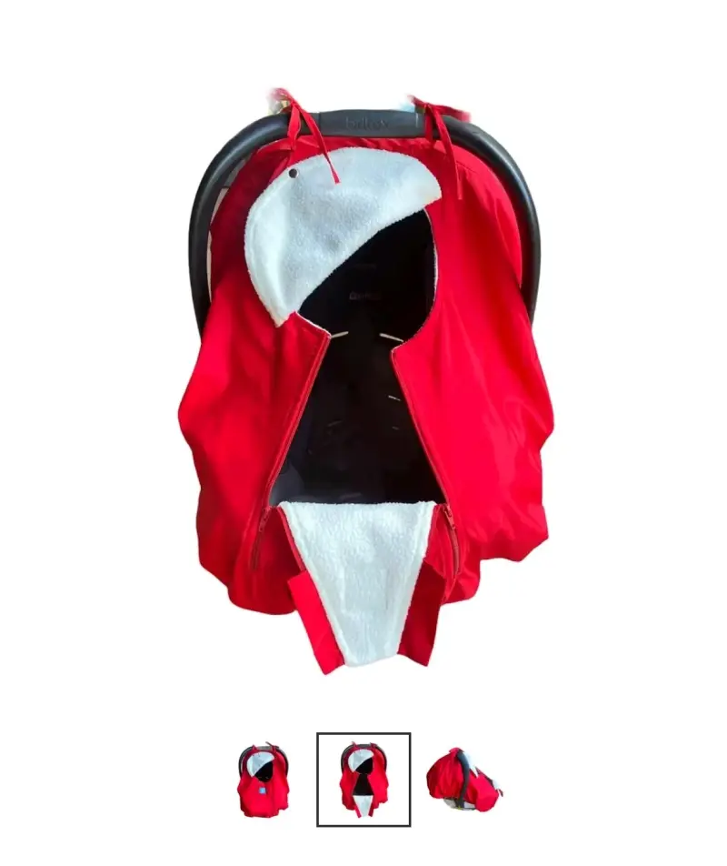 Cubre Silla de Auto para Bebé fucsia - 2