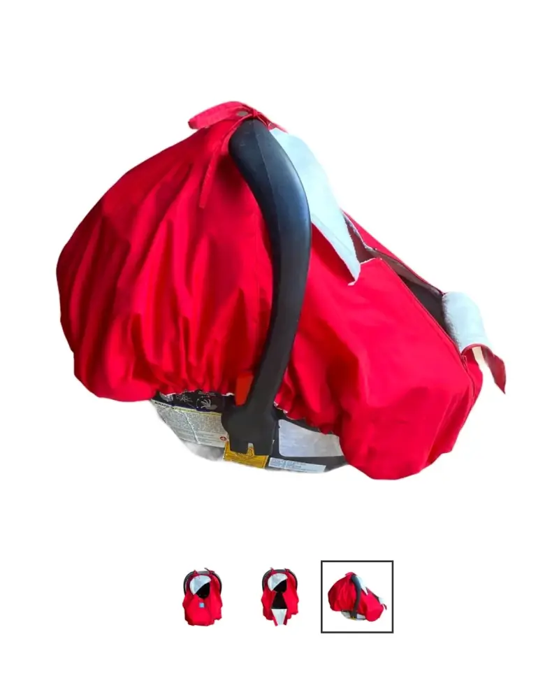 Cubre Silla de Auto para Bebé fucsia - 3