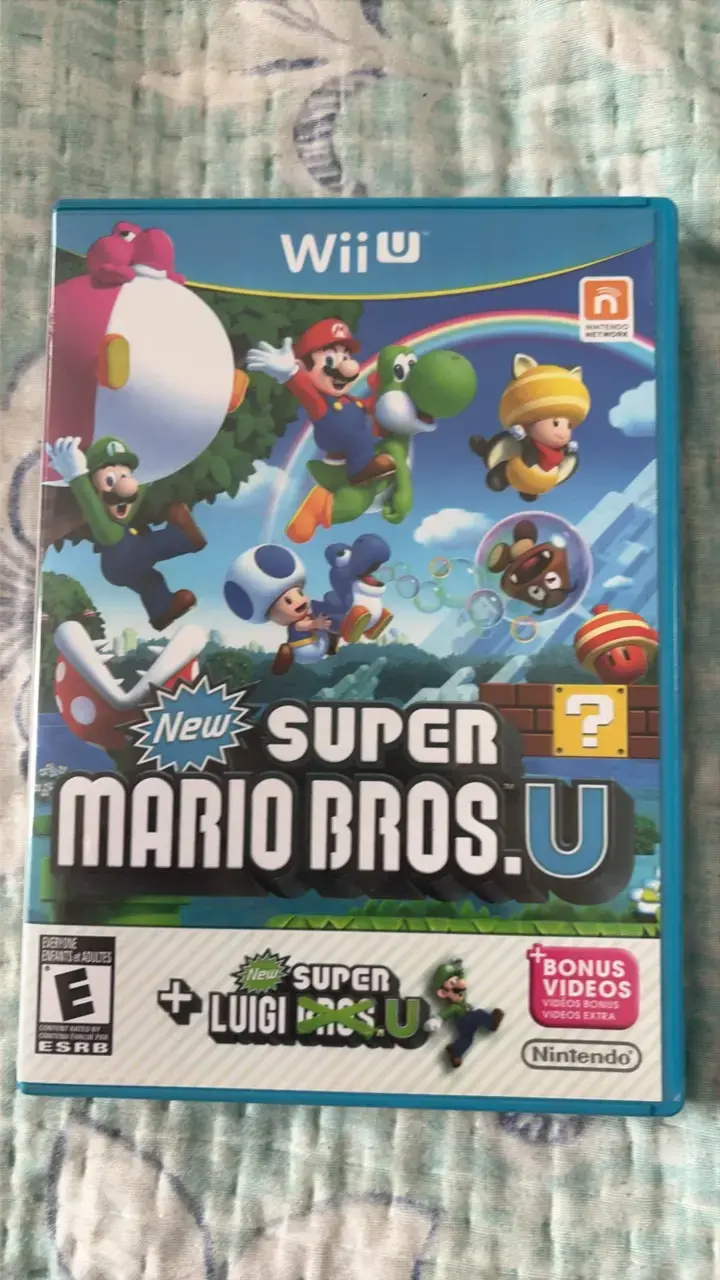 Juego Wii U New Super Mario Bros U con Luigi - 1