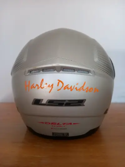 Casco abatible LS2 modelo FF369 gris - miniatura 3