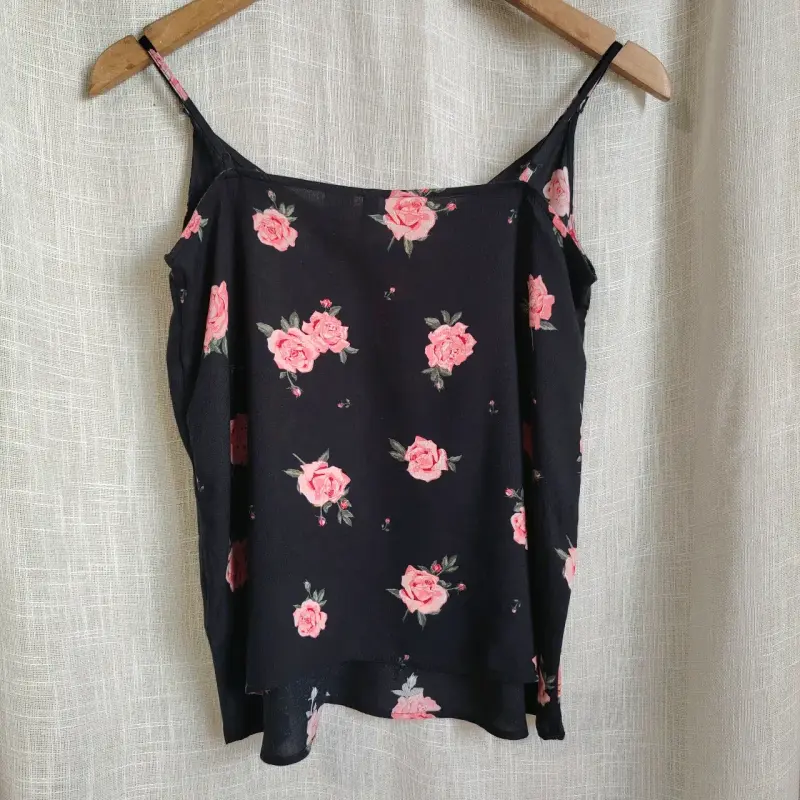 H&M 36 S Blusa de tirantes con estampado floral - 4