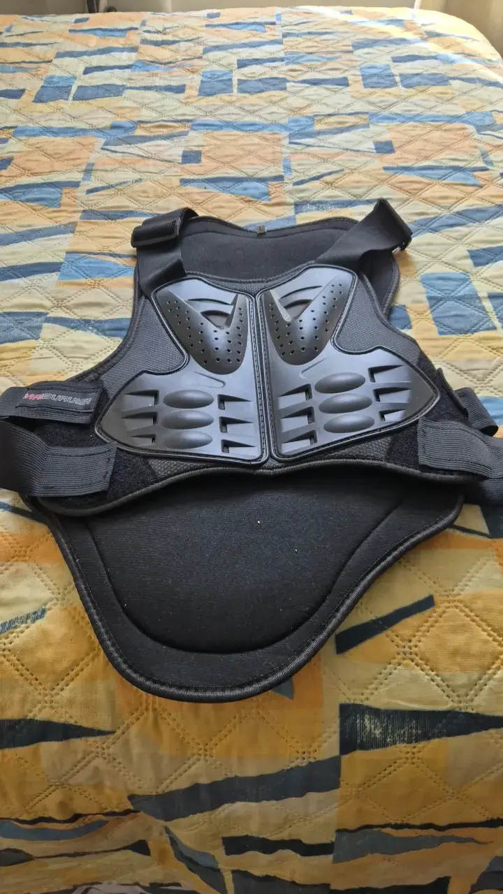 Chaleco protector de motocross negro - 1