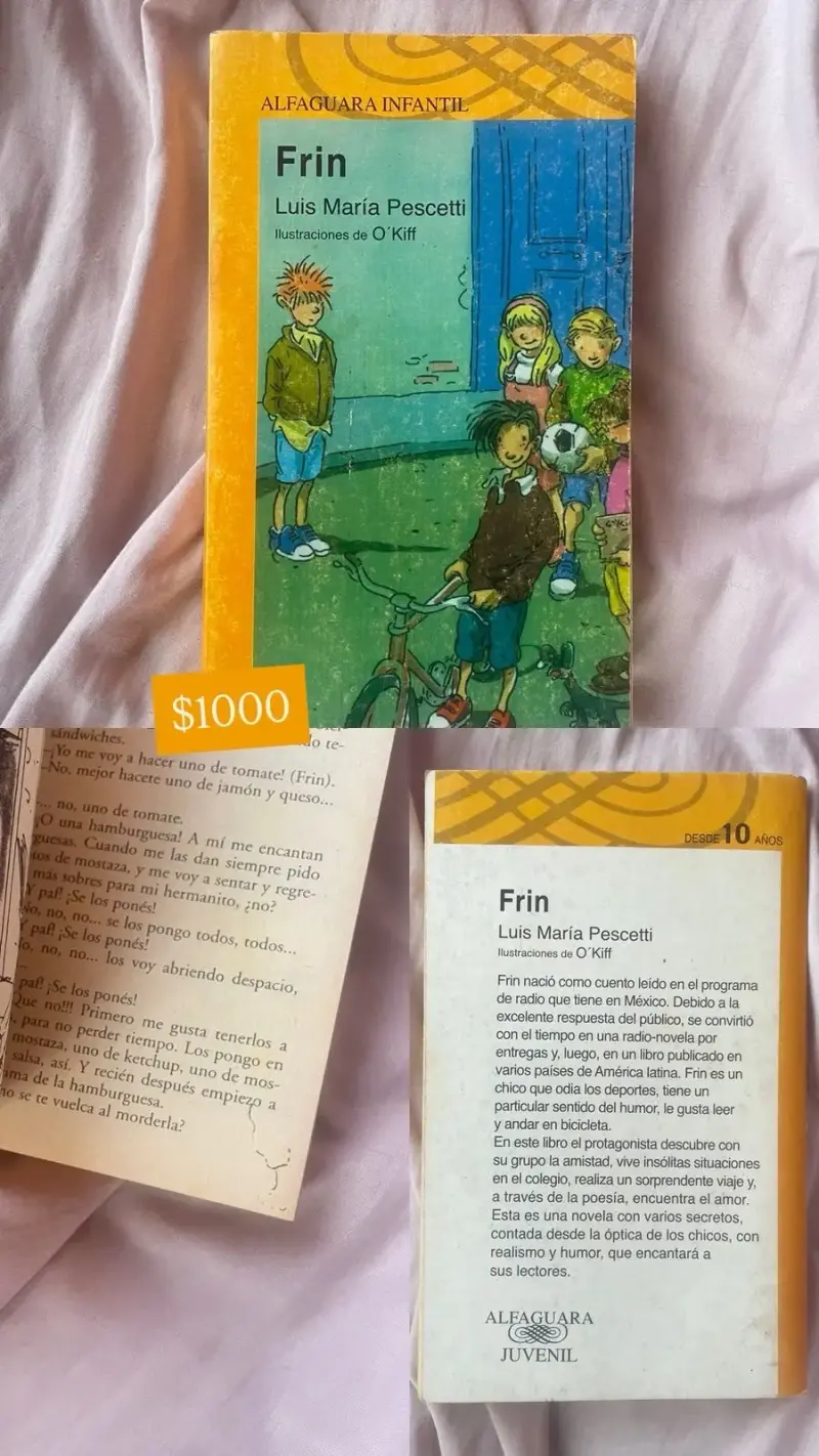 Libro Frin de Luis María Pescetti Alfaguara Infantil
