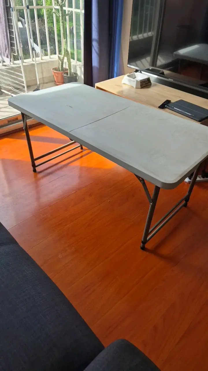 Mesa Plegable Portátil de Plástico - 3