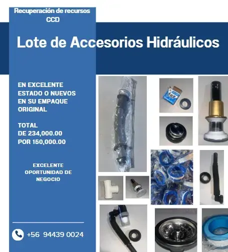 Lote de Accesorios Hidráulicos en Excelente Estado