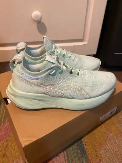 Zapatillas deportivas Asics color menta - miniatura 1
