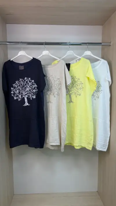 Vestidos casuales con diseño de árbol en varios colores - miniatura 3