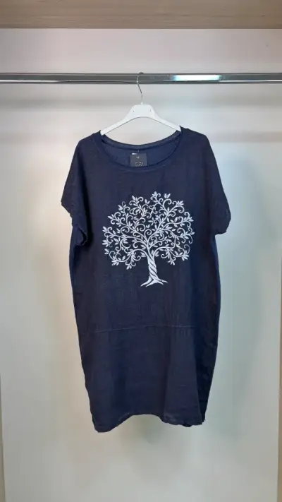 Vestidos casuales con diseño de árbol en varios colores - miniatura 4