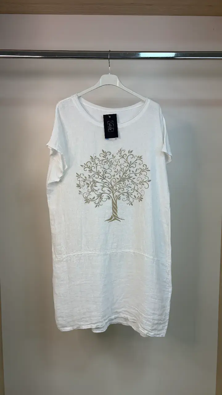 Vestidos casuales con diseño de árbol en varios colores - 5