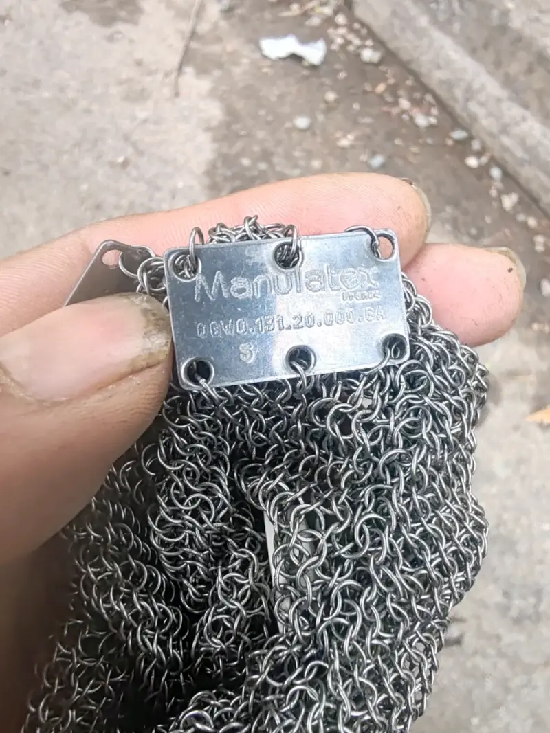Guante de malla de acero inoxidable Manulatex - 1
