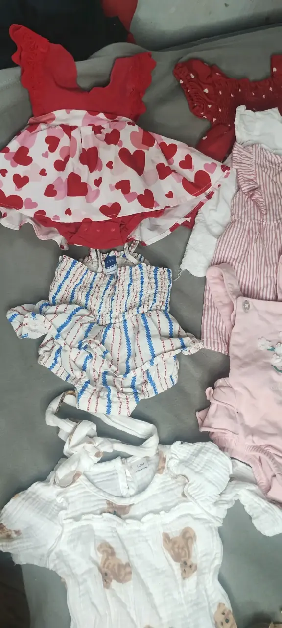 Lote de ropa para bebé niña variada y colorida - 4