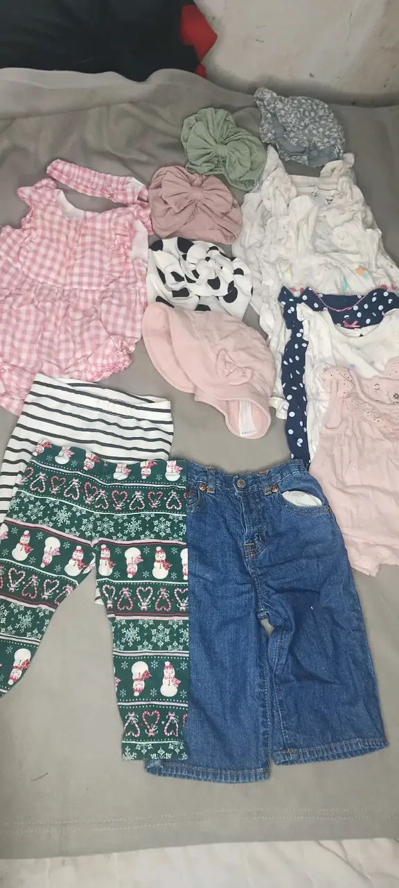 Lote de ropa para bebé niña variada y colorida - 8