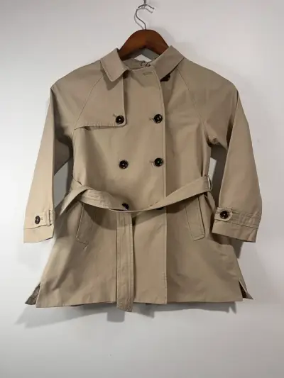 Abrigo beige para niña Zara Girls - miniatura 4