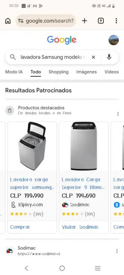 Lavadora Samsung Digital Inverter 9kg - miniatura 2