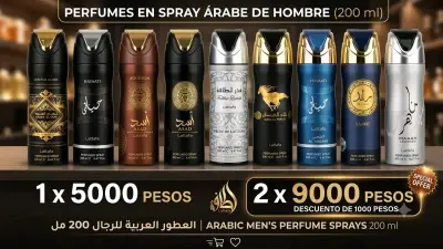 Perfumes en Spray Árabes para Hombre y Mujer - miniatura 1