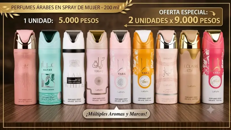 Perfumes en Spray Árabes para Hombre y Mujer - 2