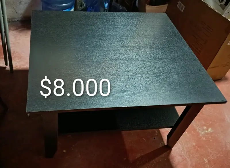 Mesa de Centro Negra Moderna - 2
