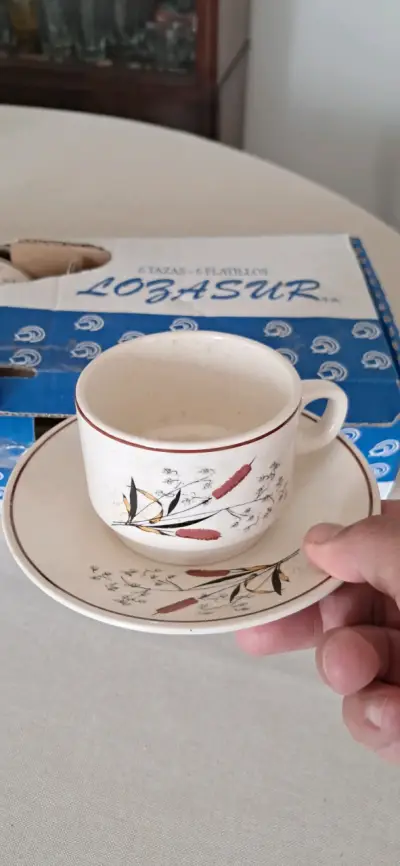Juego de tazas de Te en su caj original - miniatura 2