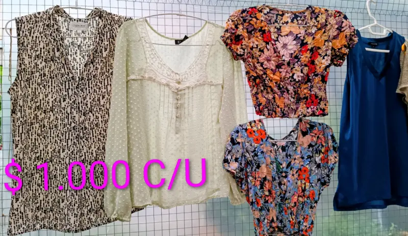 Blusas y poleras variadas para mujer - 1