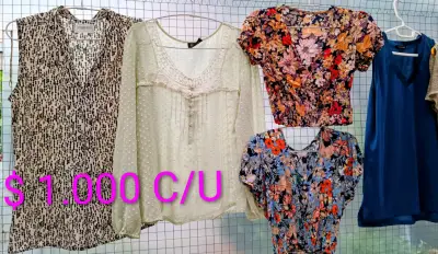 Blusas y poleras variadas para mujer - miniatura 1