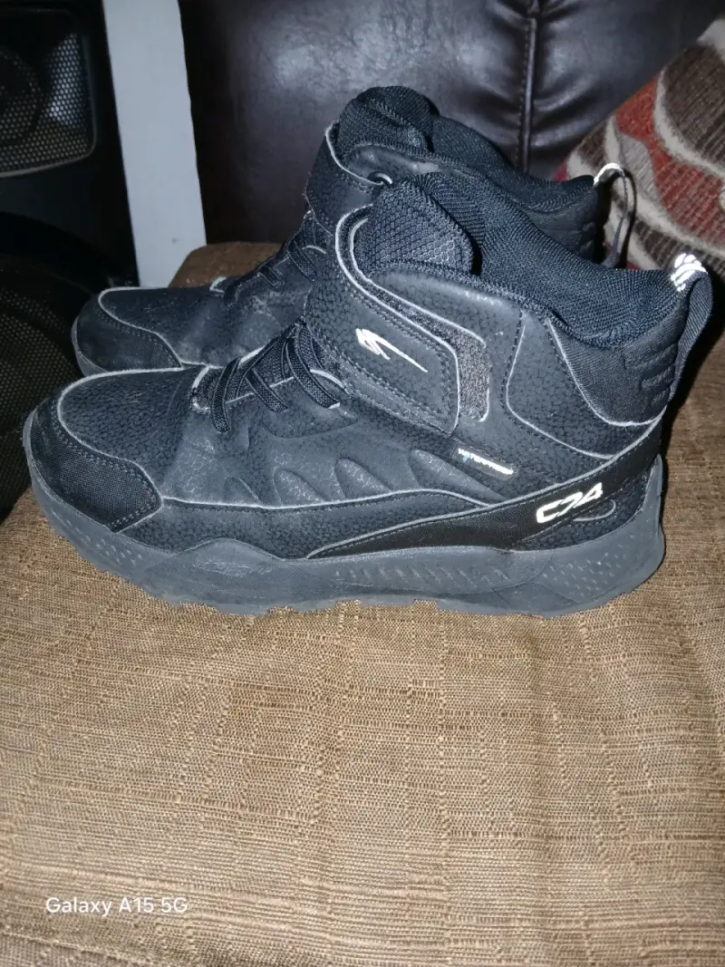 Botines de Niño Negros 24 cms con Velcro - 3